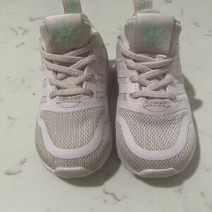 Adidas Kids Light Pink Sneakers